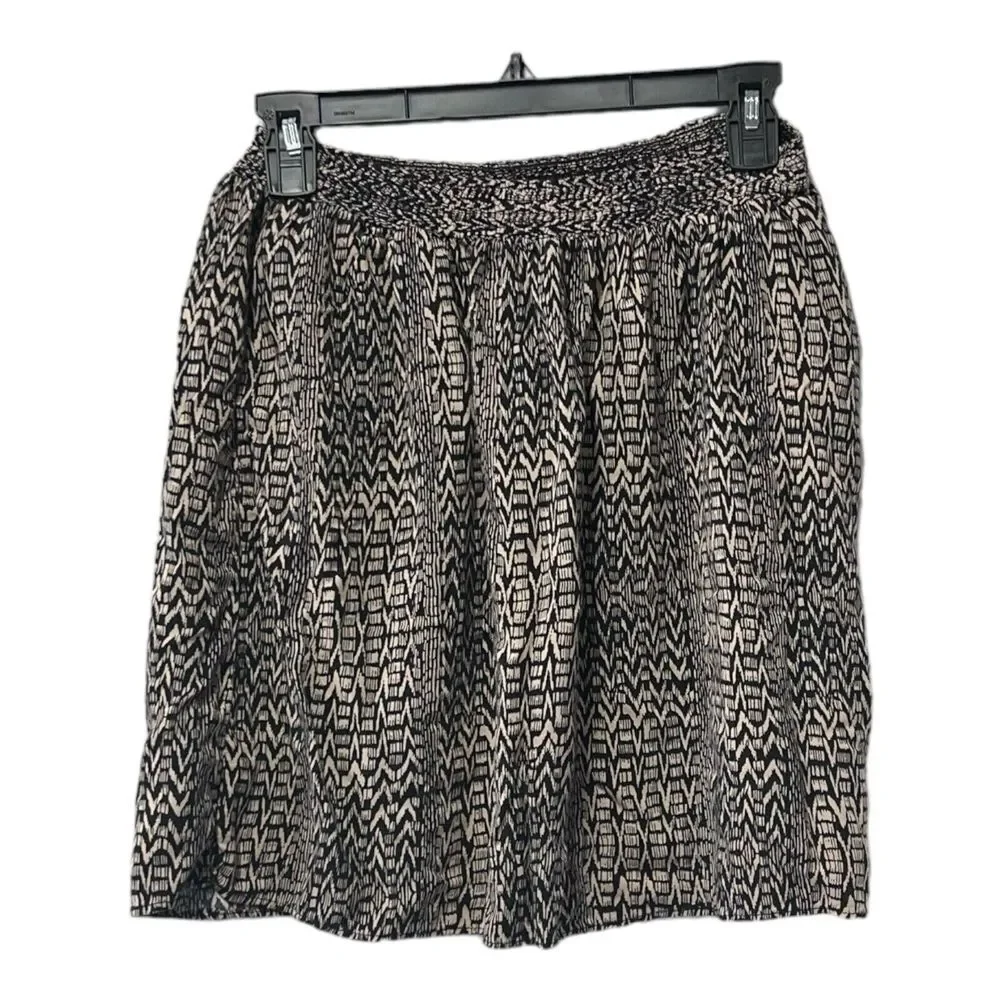 Mission Skirt Mini Flare With Pockets Elastic Waistband Size Large‎